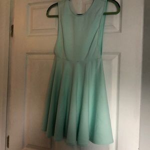 Mint skater dress